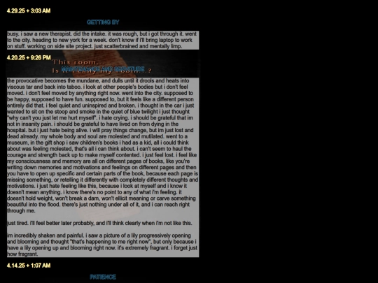 diarypagesapr25 screenshot