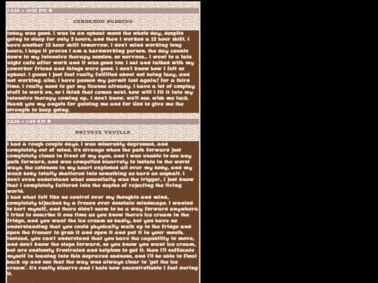 diarypagesjul26 screenshot