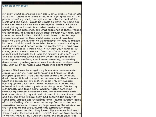listofintimatetouch screenshot