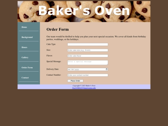 orders screenshot