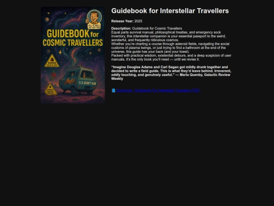 books/guidebook screenshot