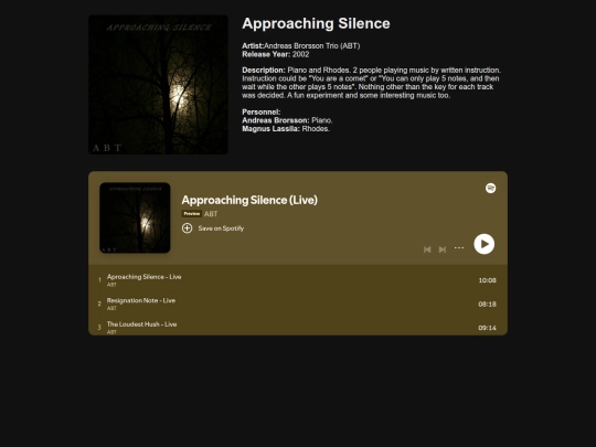 music/abt/silence screenshot