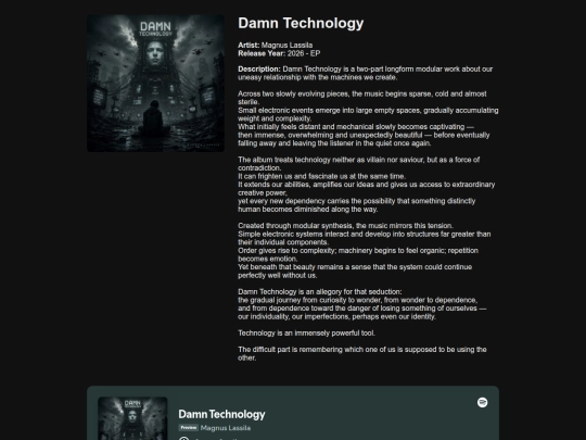music/magnus/damn screenshot