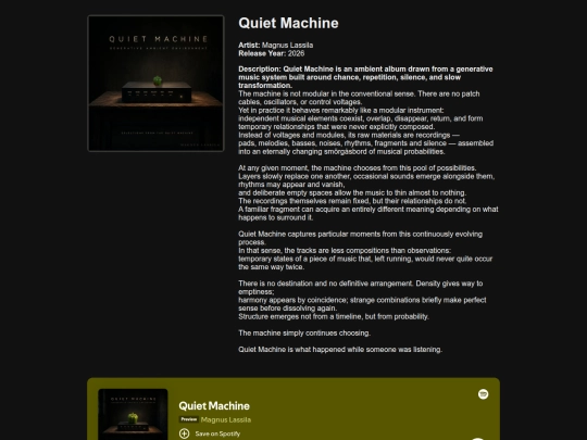 music/magnus/quiet screenshot