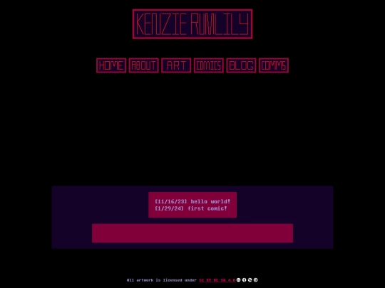 blog screenshot