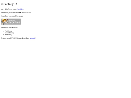 directory screenshot
