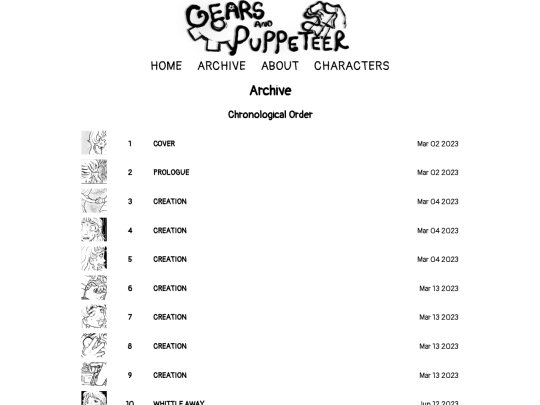archive screenshot
