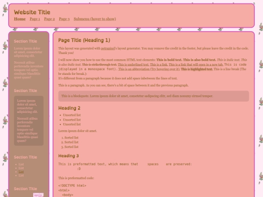 index screenshot