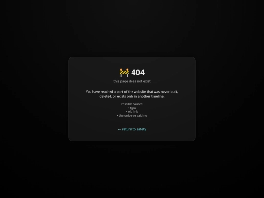 not_found screenshot