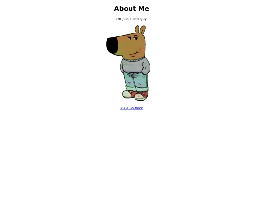 SubMenus/AboutMe screenshot