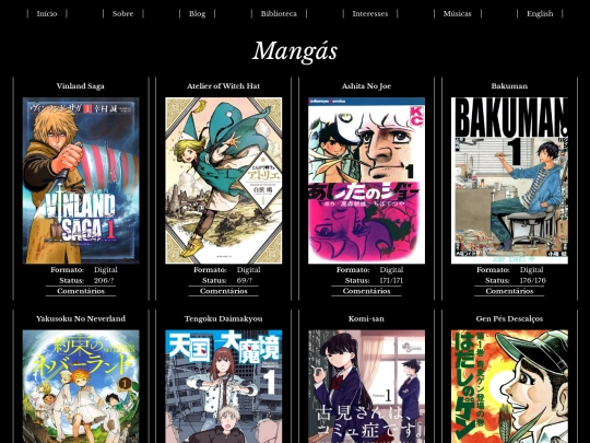 pt-br/biblioteca/mangas screenshot