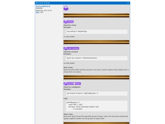 scratch/looks screenshot