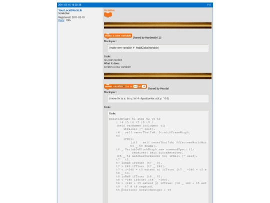 scratch/variables screenshot