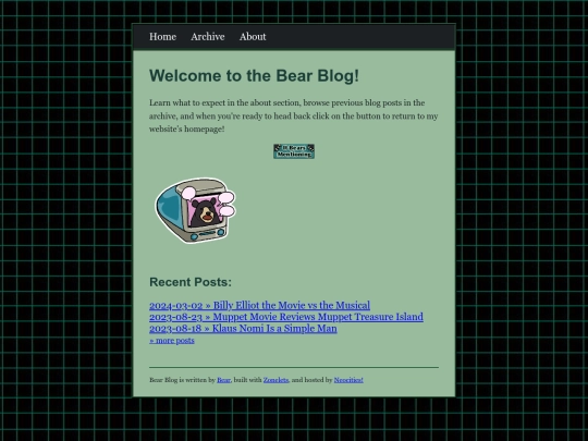 blog screenshot