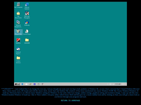 WindowsClassic-Windows10 screenshot
