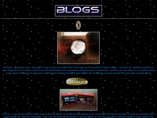 blogs screenshot