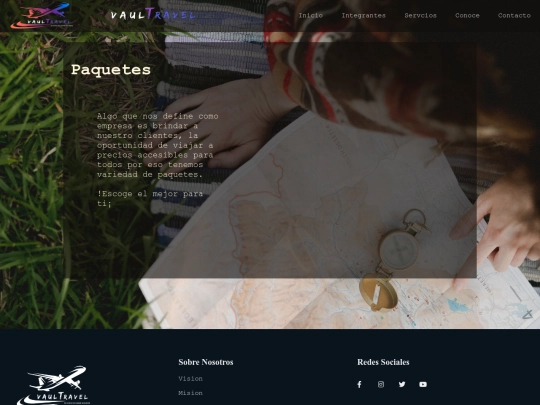 servicios/paquetes screenshot
