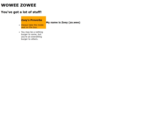 index screenshot