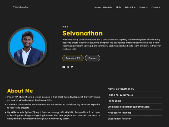 Portfolio-Website-master/Portfolio-Website-master screenshot