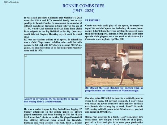 CombsHTML screenshot
