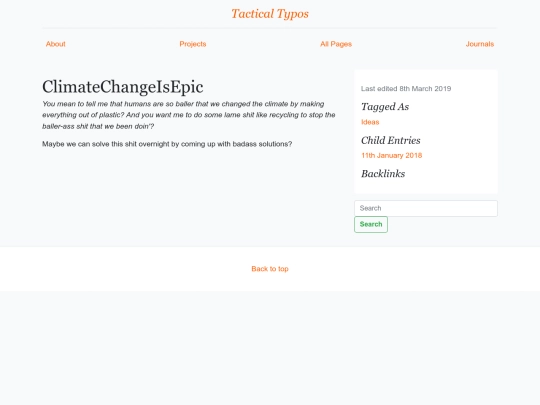 ClimateChangeIsEpic screenshot
