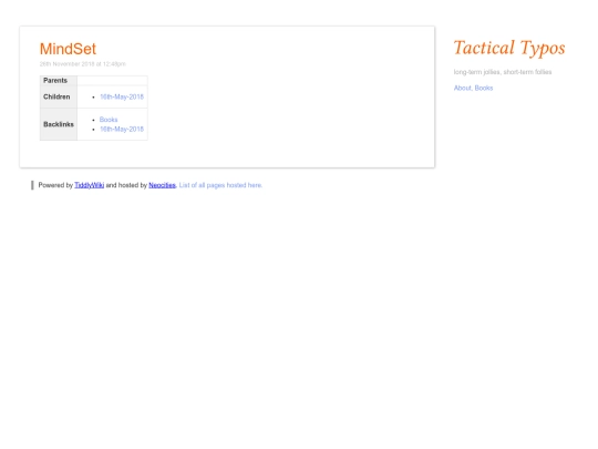 MindSet screenshot