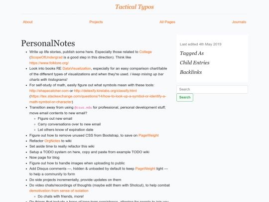 PersonalNotes screenshot