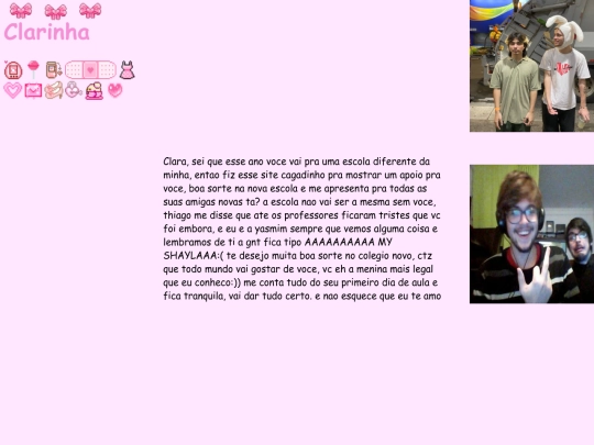 clarinharisadinha screenshot