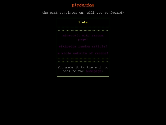 links screenshot