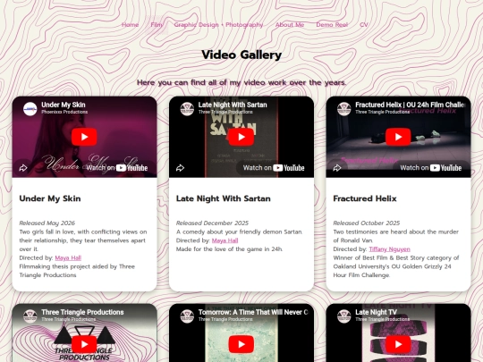 videos screenshot