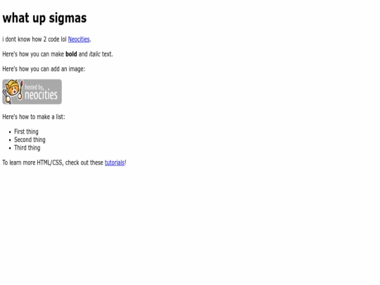 index screenshot