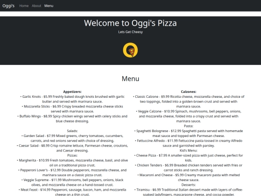 OGGIS/menu screenshot