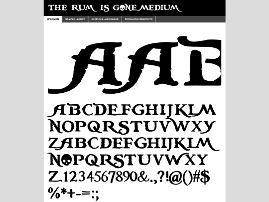 pirate_font/therumisgone-wy1ng-demo screenshot