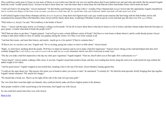 Fan Fics/5 - journey screenshot