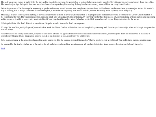 Fan Fics/ForAwhile screenshot