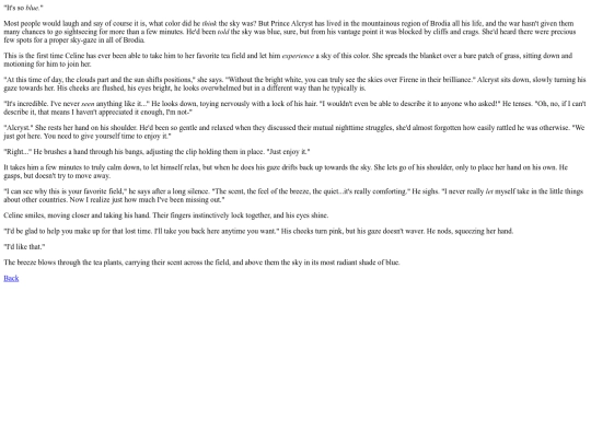 Fan Fics/Radiance screenshot