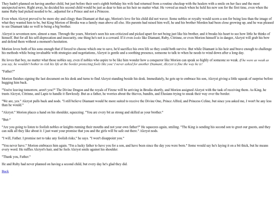 Fan Fics/SecondBorn screenshot