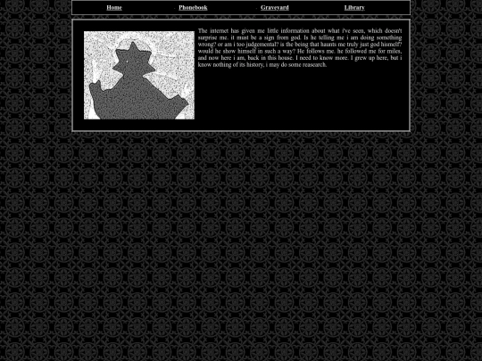 graveyard/diary screenshot