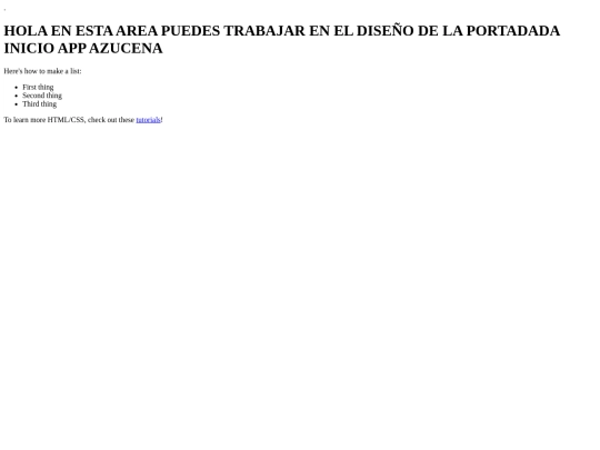 AZUCENA/AZUCENA screenshot