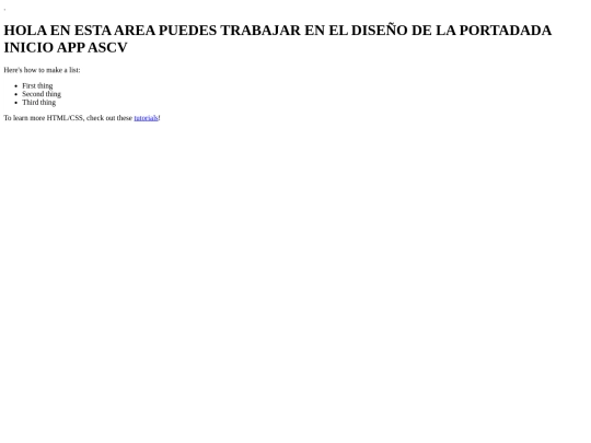 index screenshot