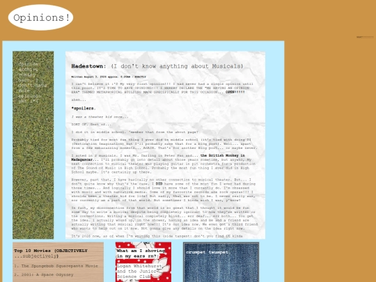 Opinions screenshot