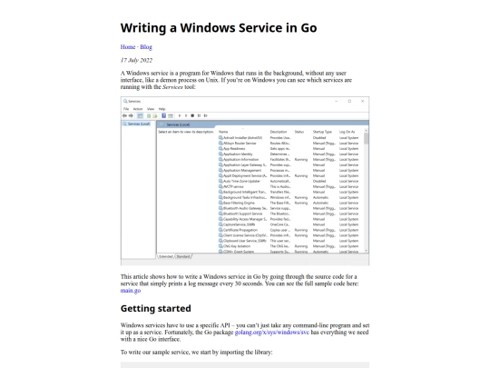 blog/2022-07-17-writing-a-windows-service-in-go-1 screenshot