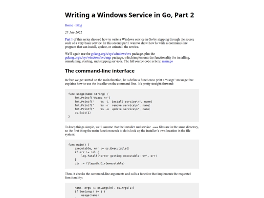 blog/2022-07-25-writing-a-windows-service-in-go-2 screenshot