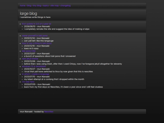 blog screenshot