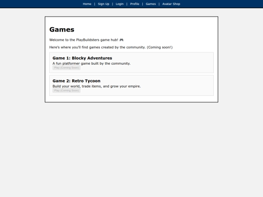 games screenshot