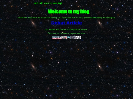 blog screenshot