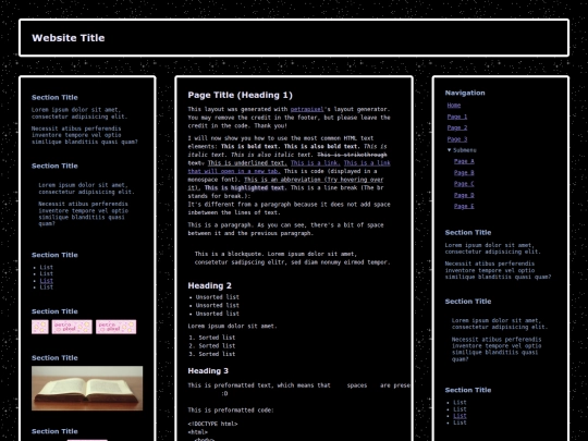 index screenshot