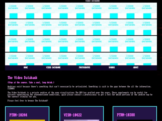 VIDEODATABANK screenshot