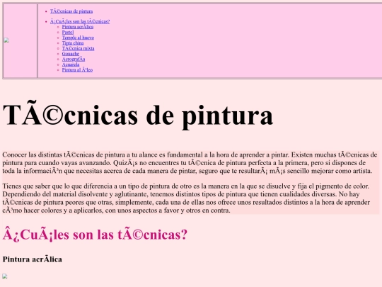 index screenshot