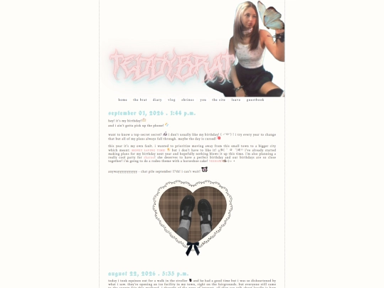 diary screenshot